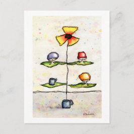 vykort för Dream Träd Watercolor