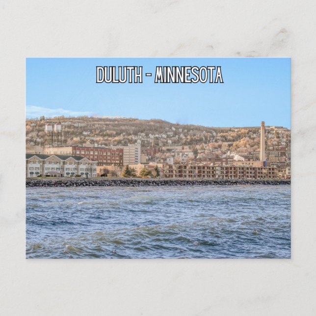 vykort för Duluth Minnesota (Framsida)