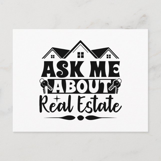 vykort för egendom Marknadsföring Real Gods (Framsida)