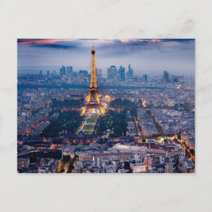 vykort för Eiffel torn