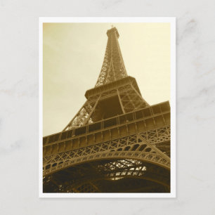 Vykort för Eiffel tornSepia
