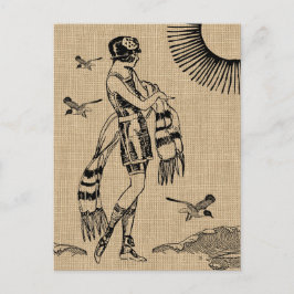 Vykort för en dag på stranden