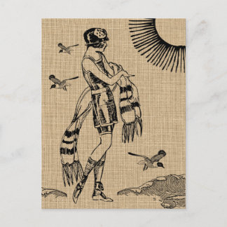 Vykort för en dag på stranden