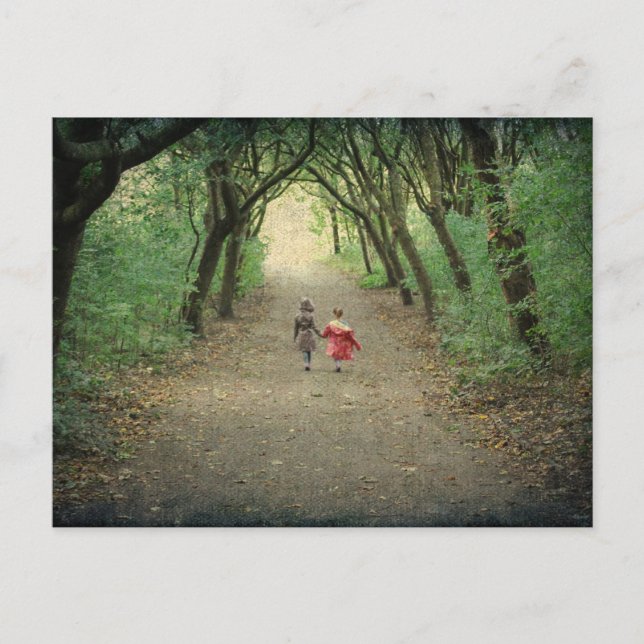 Vykort för en promenad i parken (Framsida)