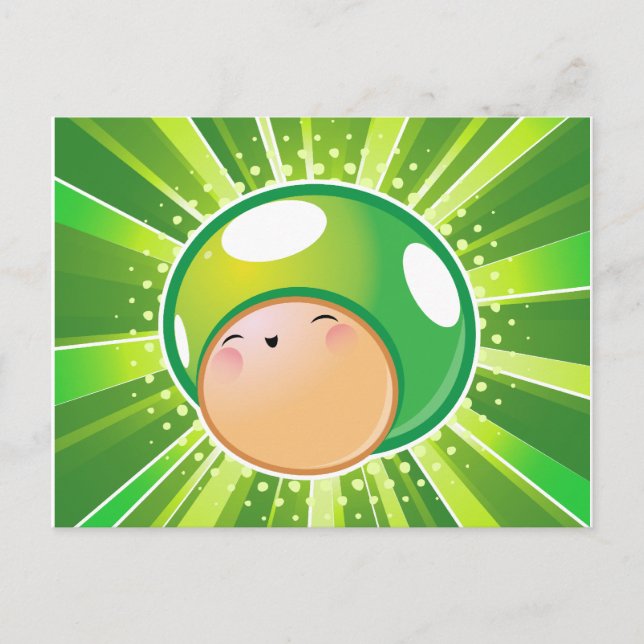 vykort för extra Life Mushroom (Framsida)