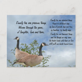 Vykort för familjeband