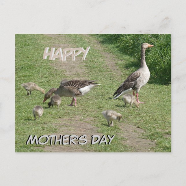 vykort för familjen Lycklig Mors dag (Framsida)