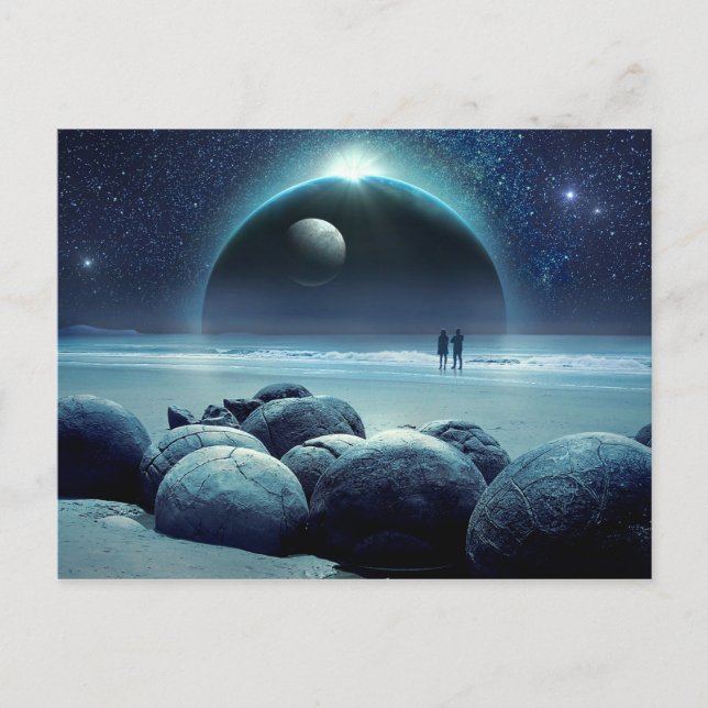 vykort för fantastiska universum (Framsida)