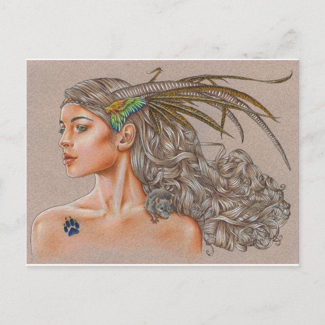 vykort för fauna (Framsida)