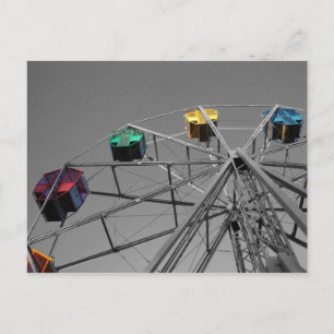 vykort för Ferris Wheel (selektivt färg)