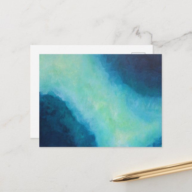 vykort för finkonst Abstrakt (Fram/Back In Situ)