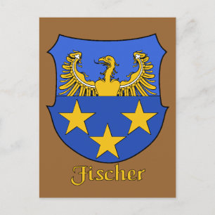 vykort för Fischer Family Shield