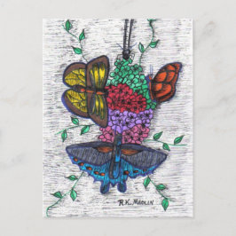 Vykort för fjärilar