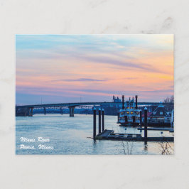 vykort för floden Illinois