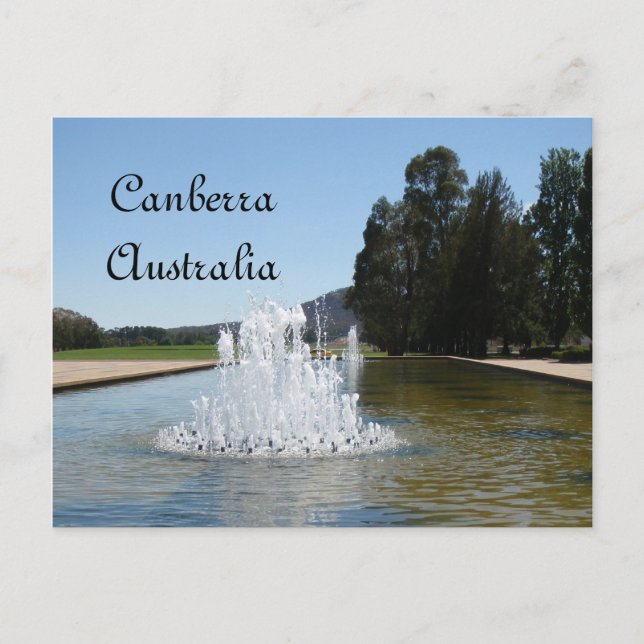 vykort för fontän (Framsida)