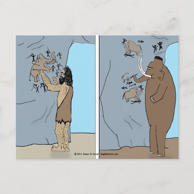 Vykort för "förhistorisk centrifugering" (Framsida)