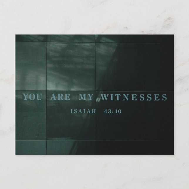 vykort för förintelsemuseum (Framsida)