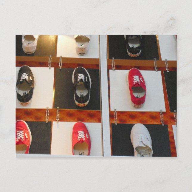 vykort för fotavtryck (Framsida)