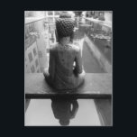 Vykort för foto för Buddha konst svartvit<br><div class="desc">Vykort för foto för Buddha konst svartvit</div>