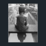 Vykort för foto för Buddha konst svartvit<br><div class="desc">Vykort för foto för Buddha konst svartvit</div>