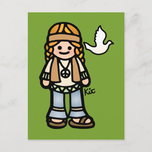 vykort för fred. (Framsida)