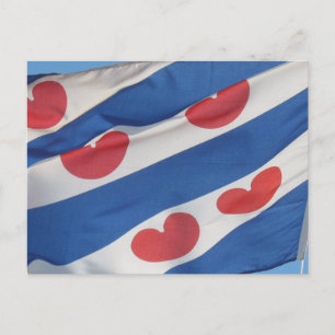 Vykort för Frisianflagga (Fryslan)