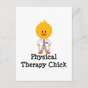 Vykort för fysisk Chick