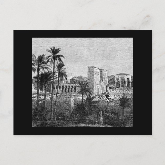 Vykort för gamla Egyptener (Framsida)