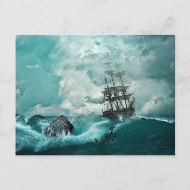 vykort för gammal frakt (Framsida)