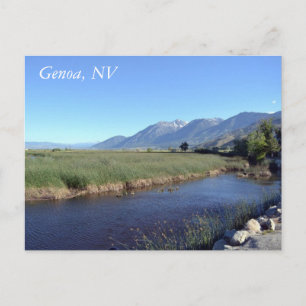 vykort för Genua, Nevada