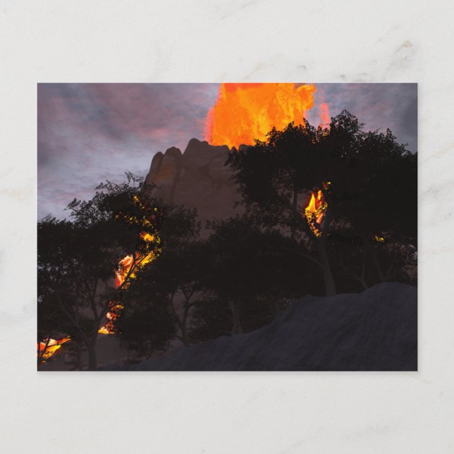 vykort för geologisk aktivitet (Framsida)