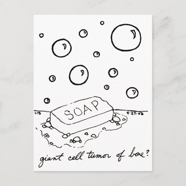 vykort för Giant Cell Tumor (Framsida)