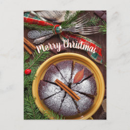 vykort för god jul X-mas bord