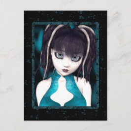 vykort för Gothic Grunge Doll