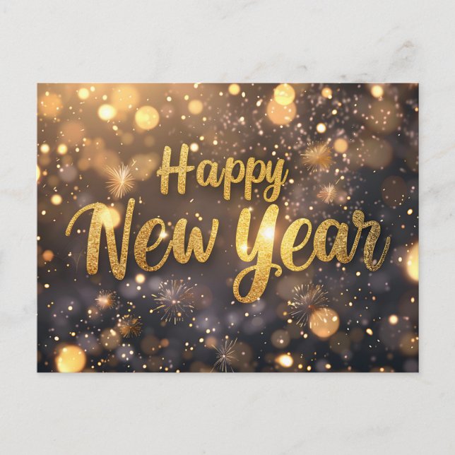 vykort för gott nytt år (Framsida)