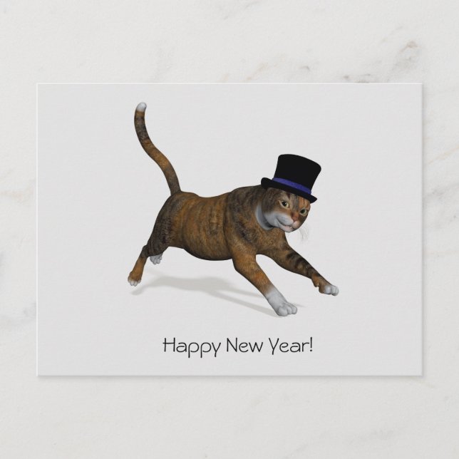 vykort för gott nytt år (Framsida)