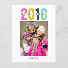 Vykort för gott nytt år | 2018% pipe%