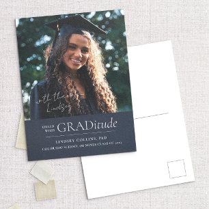 vykort för GRADitud Photo Studenten-meddelande
