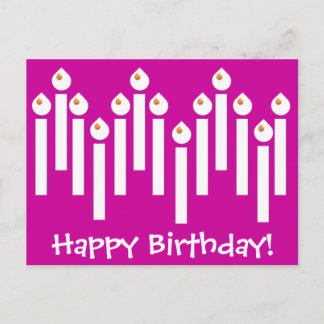 Vykort för grattis på födelsedagen för