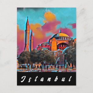 vykort för Hagia Sophia Istanbul