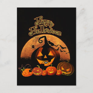 vykort för happy halloween