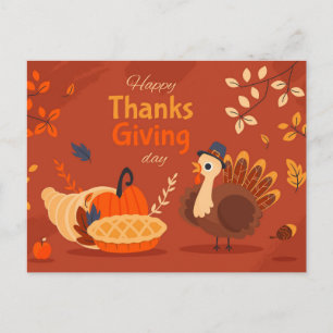 vykort för happy thanksgiving