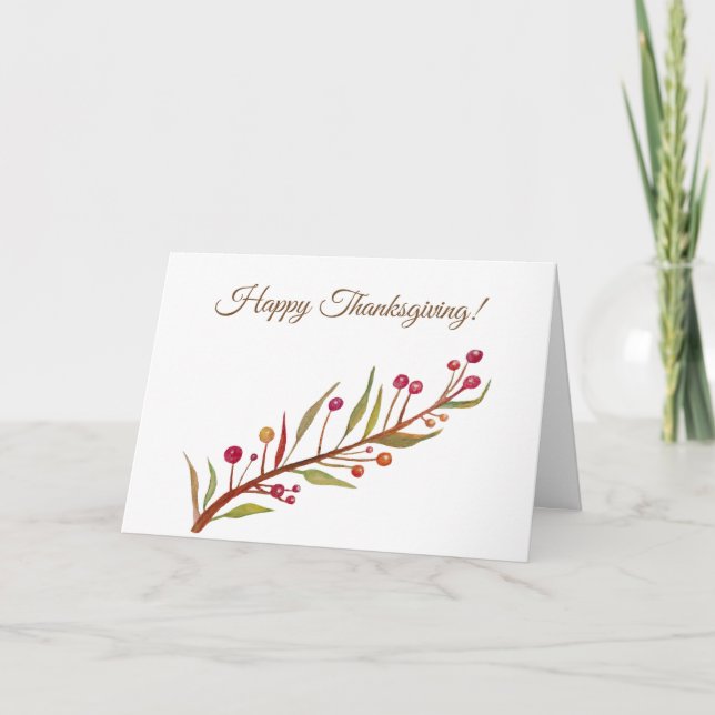vykort för happy thanksgiving (Framsida)
