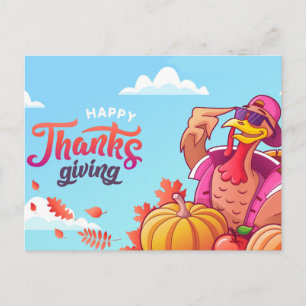 vykort för happy thanksgiving
