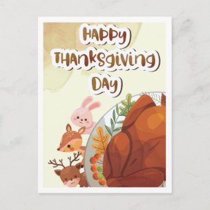 vykort för happy thanksgiving