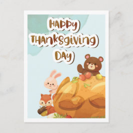 vykort för happy thanksgiving