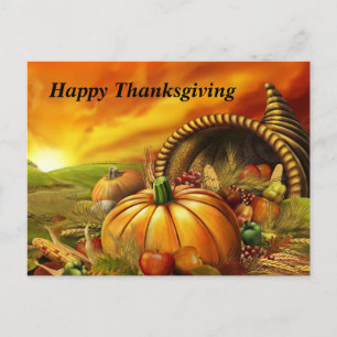 vykort för happy thanksgiving