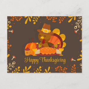 vykort för happy thanksgiving