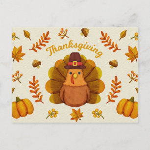 vykort för happy thanksgiving