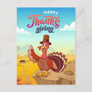vykort för happy thanksgiving